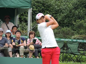 今季は早々と１勝目を挙げた″逆転娘〝成田美寿々。