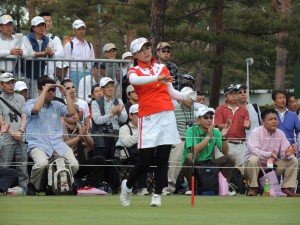 国内賞金女王（０９年）の実力を徐々に発揮。米ツアーでもいきなりシード選手になった横峯さくら。