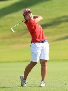 高３の畑岡奈紗（１７）は、１０月の日本女子オープンで国内メジャー史上初の劇的なアマ優勝を果たした。スリクソンの「Ｚシリーズ」 を愛用していた（栃木・烏山城ＣＣ）＝写真提供：ともに日本ゴルフ協会 